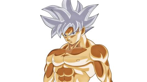 Goku Mastered Ultra Instinct Render By Hkartworks99 On Deviantart