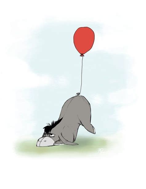 I May Need A Few More Balloons Today Eeyore Winnie The Pooh