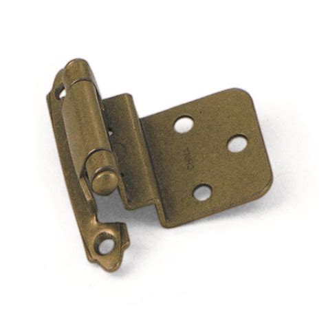 For more information about our european hinges, call pro cabinet supply, inc. Laurey Inset Antique Brass 3/8 in. Self-Closing Hinge (1 ...