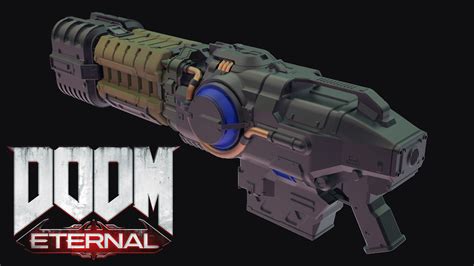 Artstation Doom Eternal Plasma Gun