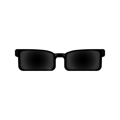 Black Objects Clipart Png Images Black Glasses Object Design Vector