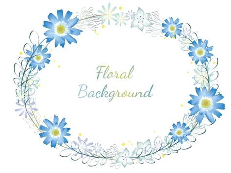 Download Watercolor flower frame. 563776 Vector Art at Vecteezy