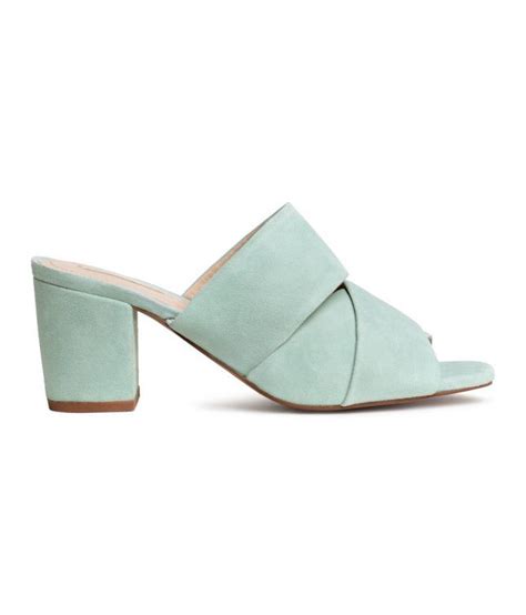 8 Must Have Pastel Shoes For Spring Suede Mules Pastel Shoes Women