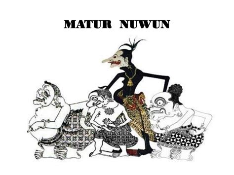 Seperti siapa aku, mengapa aku hidup, bagaimana aku bisa hidup, kapan aku dihidupkan, dll. Gambar Matur Nuwun Jawa - Moa Gambar