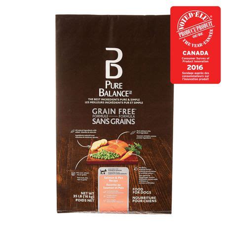 Limited ingredient diets dry dog food, grain free Pure Balance Salmon & Pea Recipe Grain Free Dry Dog Food ...