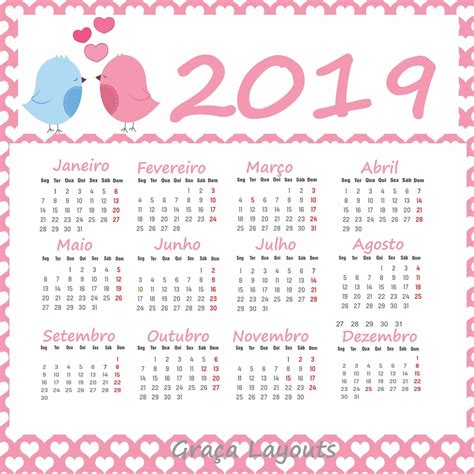 Calendario 2020 Personalizado Para Imprimir Gratis Calendario 2019