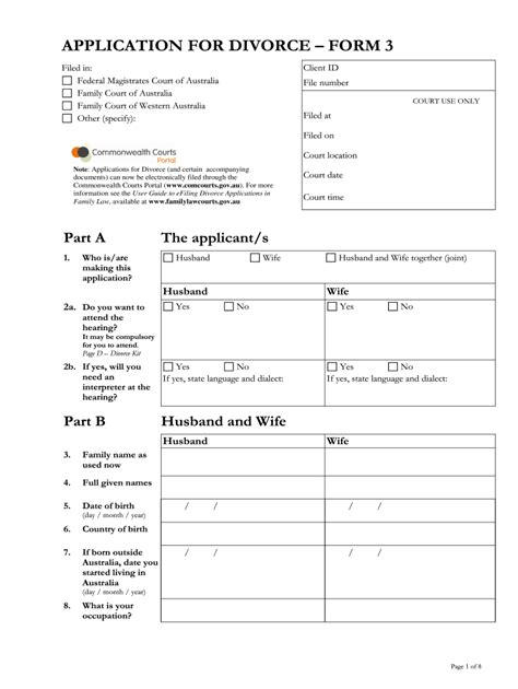 Divorce Application Victoria Pdf 2012 2024 Form Fill Out And Sign