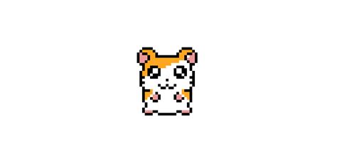 Cute Hamster Pixel Art