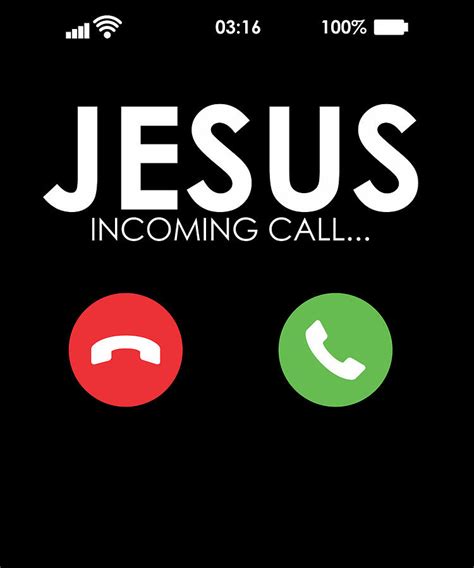 Jesus Is Calling Christian Mixed Media By Nother T Shirts Fine Art