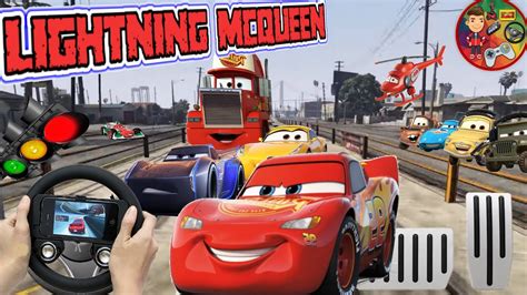 🚀 🛸 🚁 Lightning Mcqueen Cars 3 Disney Game Crazy Car Race Beginnt