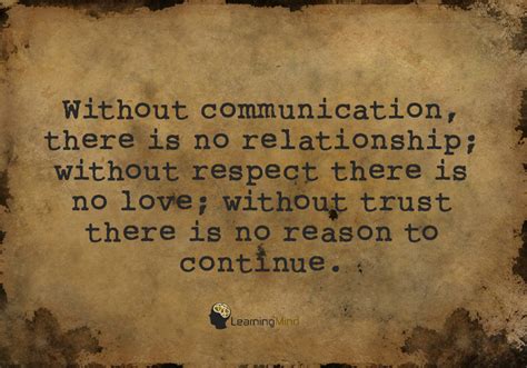 Without Communication There Is No Relationship Learning Mind