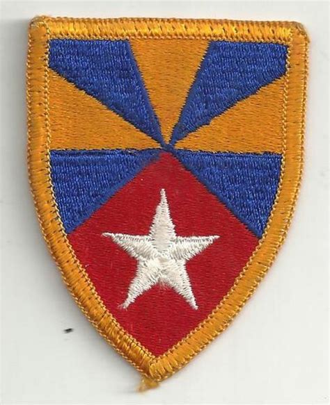 Us Army 7th Support Command Embroidered Color Patch Sew On Ebay
