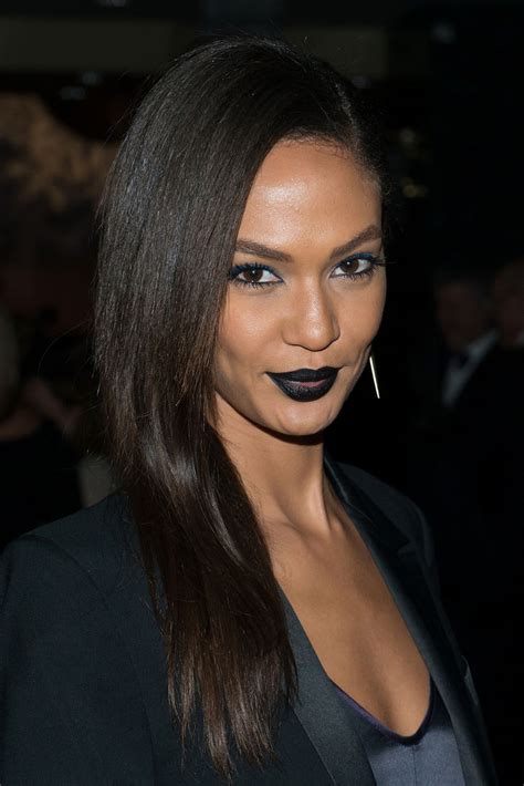 Get The Look How To Rock Black Lipstick Like Joan Smalls