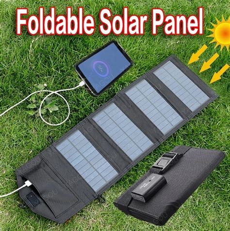 60w Outdoor Sunpower Foldable Solar Panel Cells 5v Usb Portable Solar Charger Battery For Mobile