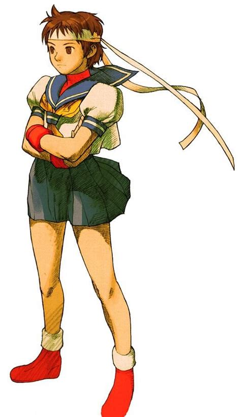 Sakura Kasugano In Marvel Vs Capcom 2 New Age Of Heroes Capcom 2000 Sakura Street