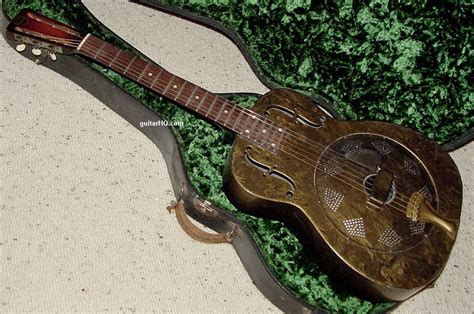National Duolian Resonator Dobro Guitar Info Vintage 1930 To 1938