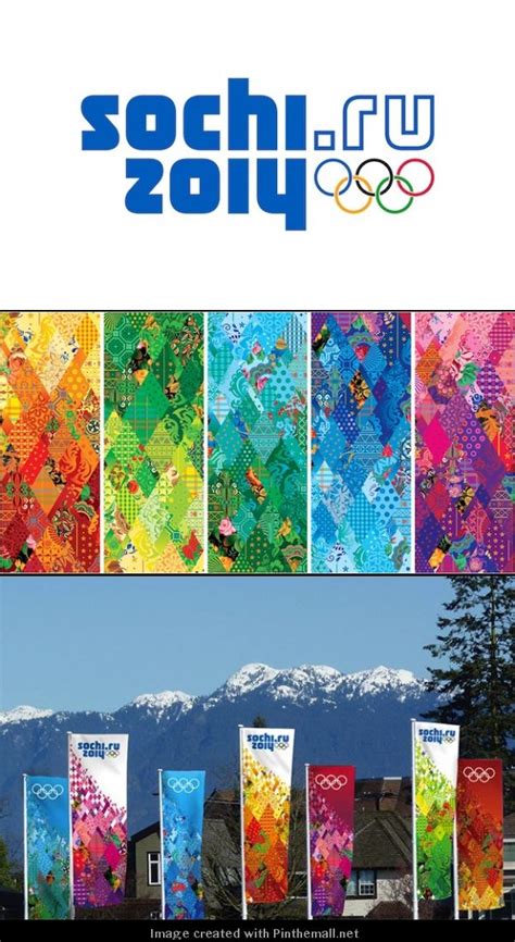 Sochi 2014 Olympic Games Branding A Grouped Images Picture Pin