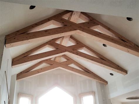 Vaulted Ceiling Roof Trusses Shelly Lighting