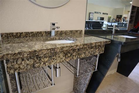 They're far better and much sturdier than formica or other materials. The post Granite Bathroom Vanities appeared first on ...