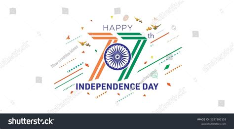 381 77th Year Independence Images Stock Photos And Vectors Shutterstock