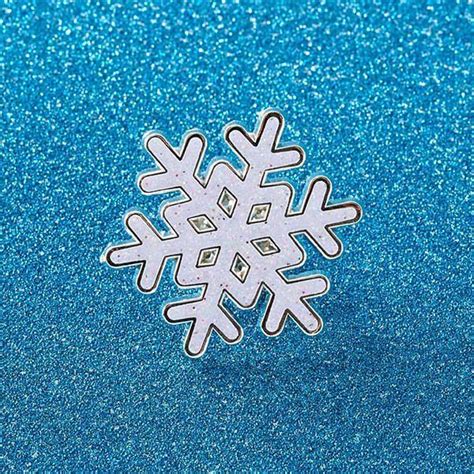 Snowflake Pin Enamel Pins Enamel Pin Badge Pin And Patches