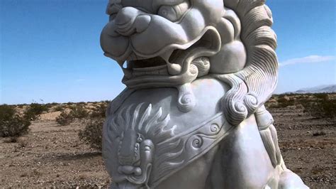 It could be purchased for 500. Chinese Guardian Lions in the Desert in California - YouTube