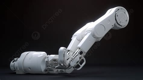 3d 렌더링된 기계 디자인의 흰색 로봇 팔 3d 렌더링 3d 전자 배경 일러스트 및 사진 무료 다운로드 Pngtree
