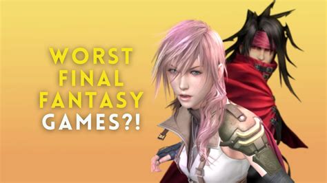 Worst Final Fantasy Games According To Metacritic Cisws Youtube
