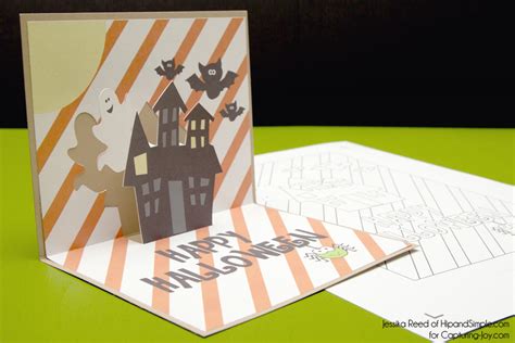 If you like handprint cards, this handprint card from willowday is really unique. Printable Halloween Card - Free Pop Up Halloween Card