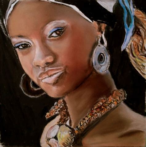 Peinture abstraite acrylique sur toile. 1000+ images about Femmes africaines on Pinterest | Belle ...