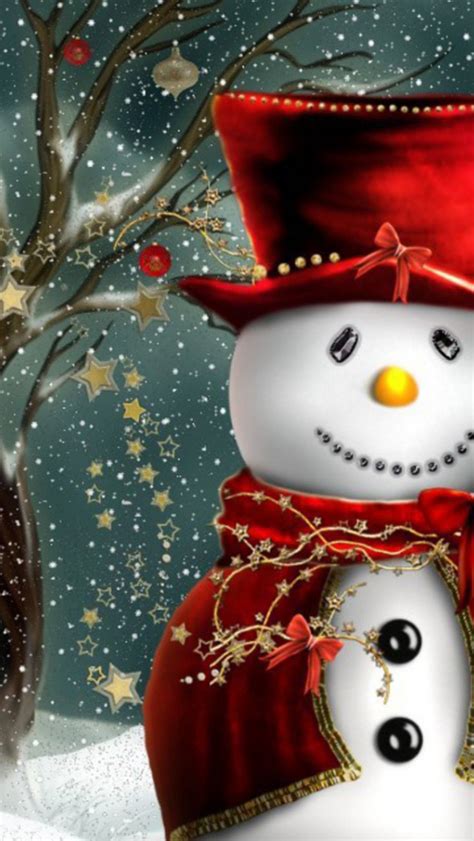 Free Download Desktop Wallpaper Of Cute Christmas Snowman Computer