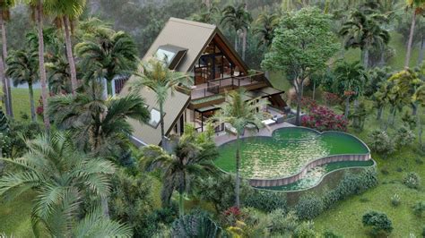 A Frame House Design Tropical House Design Cabin In The Forest Small