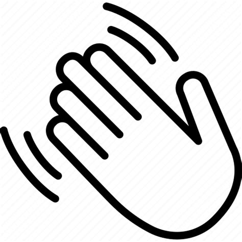Gesture Hand Hello Hi Shake Wave Waving Icon Download On Iconfinder