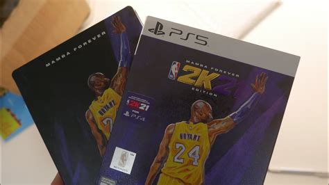 Ps5 Nba 2k21 Mamba Forever Edition Unboxing With Steelbook Youtube