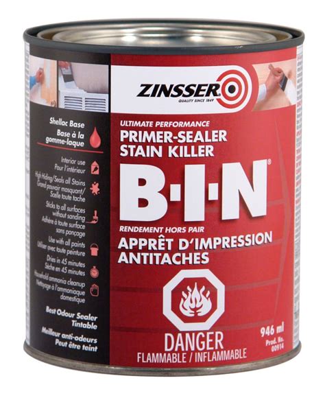 The all prime™, all paint™, allpro™ water repellent and sealer line of primers and specialty coatings are a. Zinsser Zinnser Bin Primer -946Ml | The Home Depot Canada