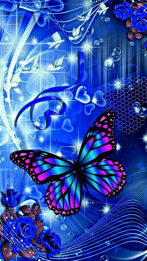Blue Butterfly Fairy Wallpapers Wallpaper Cave