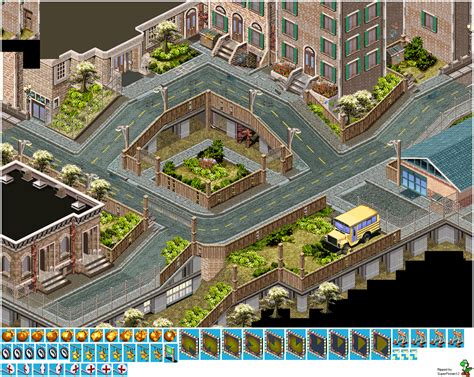 Isometric Pixel Art Game Map