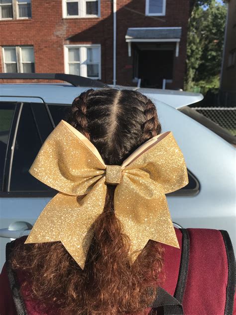 14 Cheer Hairstyles With Bow Hebejagjeet
