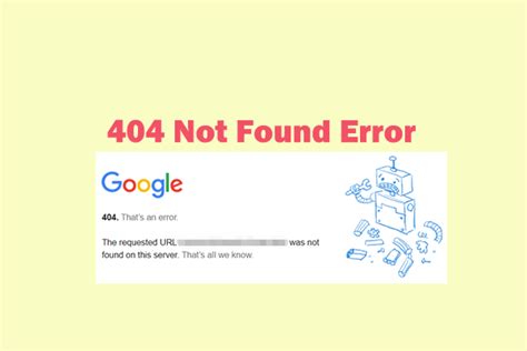 Not Found Error What Causes It How To Fix It Minitool