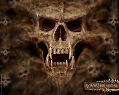 Skull Wallpapers Skulls Vampire Digital Cool Desktop