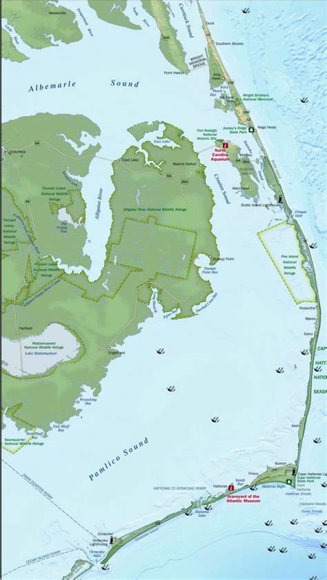 Printable Outer Banks Map