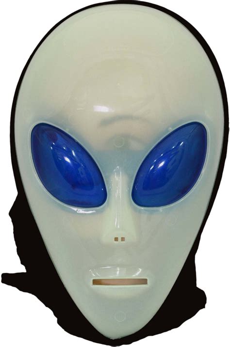 Tootpado Glow In The Dark Alien Mask Glow In The Dark Alien Mask