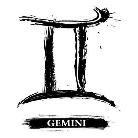 Gemini Jaki To Znak Zodiaku - Znak zodiaku — Grafika wektorowa © wikki33 #6585895