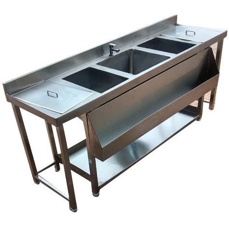Commercial Stainless Steel Three Sink Unit At Rs 38000 Commercial