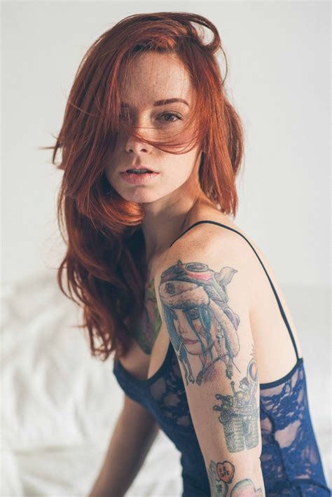 Ruiva Hot Tattoos Girl Tattoos Face Suicide Girls Redheads Freckles Gorgeous Redhead