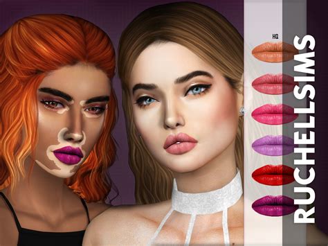 The Sims 4 Makeup Lipstick Matte The Sims 4 Ccs Ruchellsims