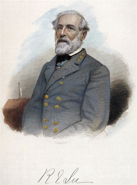Robert E Lee Drawing By Granger Fine Art America
