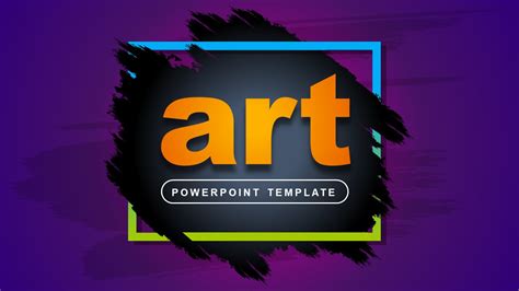Art Powerpoint Template Slidemodel