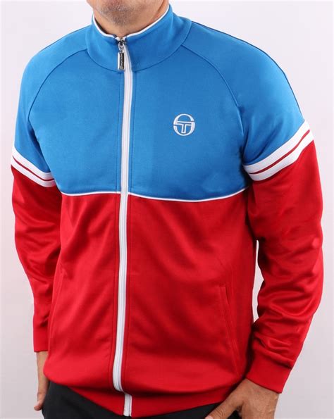 Sergio Tacchini Orion Track Top French Bluered 80s Casual Classics
