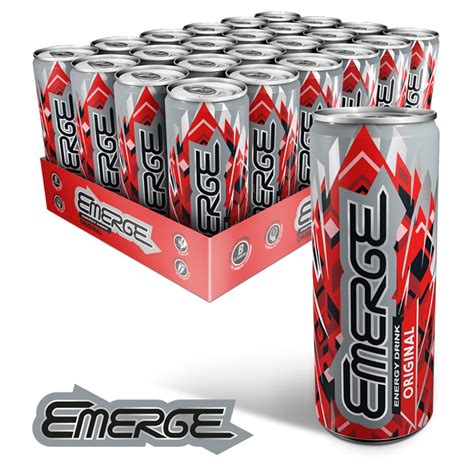 Emerge Energy Drink Original 24 x 250ml | Bestway Wholesale